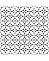 Floorpops Discontinued  Fleur Peel & Stick Floor Tiles In Black