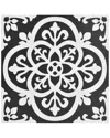 Floorpops Discontinued  Gothic Peel & Stick Floor Tiles In Black