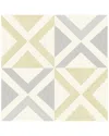 Floorpops Discontinued  Isosceles Peel & Stick Floor Tiles In White