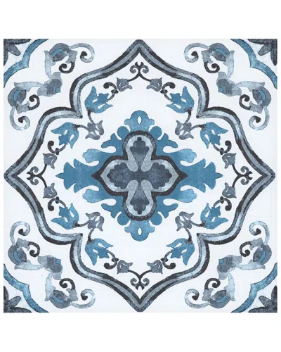 Floorpops Discontinued  Marrakesh Peel & Stick Floor Tiles In Blue