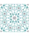 Floorpops Discontinued  Radiance Peel & Stick Floor Tiles In Blue