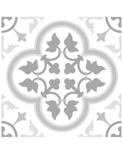 Floorpops Discontinued  Remy Peel & Stick Floor Tiles In Grey