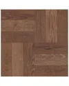 Floorpops Dnu Aur  Parquet Peel & Stick Floor Tiles In Brown