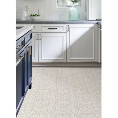 Floorpops Estate 12" X 12" X 1.5mm Vinyl Tile In Gray