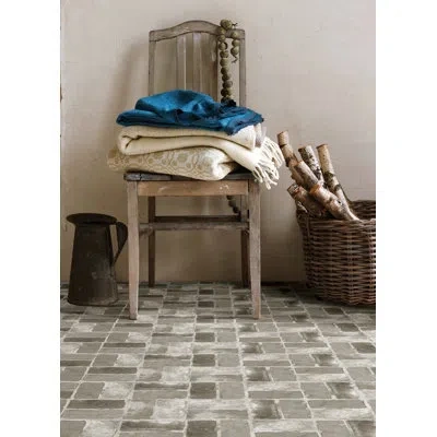 Floorpops Harvard Brick Peel And Stick Floor Vinyl Tiles In Gray