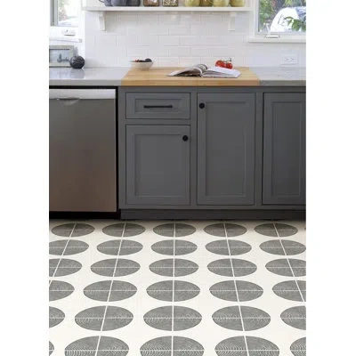 Floorpops Luminary 12" X 12" X 1.5mm Vinyl Tile In Gray