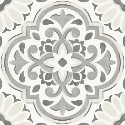 Floorpops Massimo 12" X 12" X 1.5mm Vinyl Tile In Gray