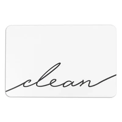 Floorpops Stone Bath Mat With Non-slip Backing