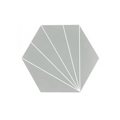 Floorpops Vers 10" X 9" X 25mm Vinyl Tile In Gray