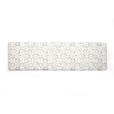 Floorpops Yovana Comfort Anti-fatigue Mat In Light Gray