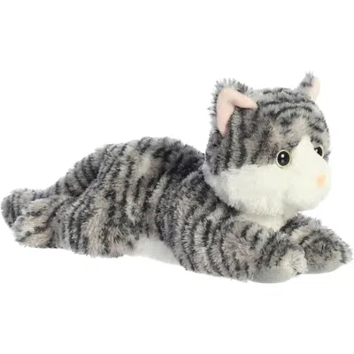 Flopsie Aurora  Lily Silver Tabby Cat 12-inch Stuffed Animal Plush In Gray