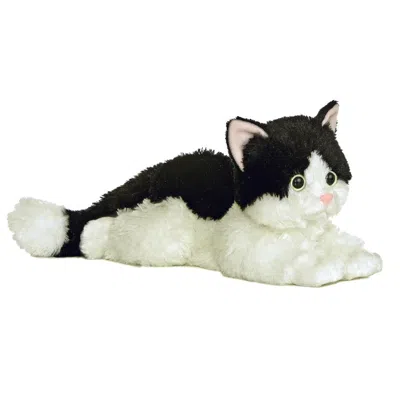 Flopsie Aurora  Oreo Tuxedo Cat 12-inch Stuffed Animal Plush In White