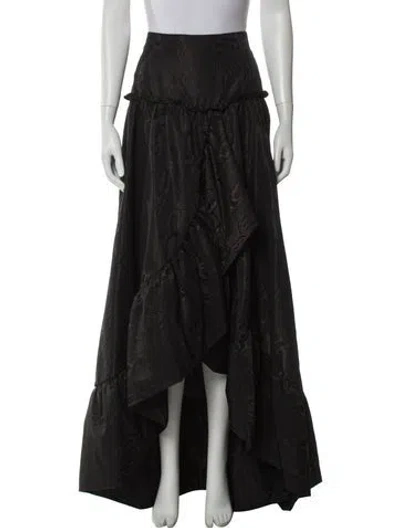Pre-owned Flor Et.al Long Skirt W/ Tags In Black