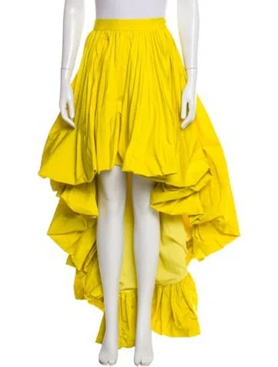 Pre-owned Flor Et.al Long Skirt W/ Tags In Yellow