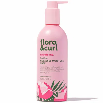 Flora & Curl Rose Water Molasses Moisture Mask 300ml In White