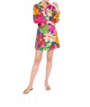 Flora Bea Adelina Button Front Dress In Windmill In Multi