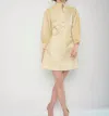 Flora Bea Adelina Mini Dress In Yellow
