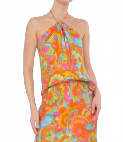 Flora Bea Brodie Top In Raibe In Multi