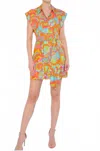 Flora Bea Camy Rainbow Beach Dress In Multi In Multi