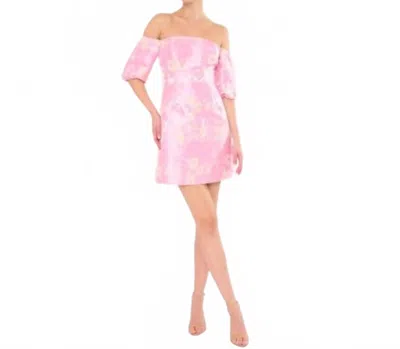 Flora Bea Cassandra Dress In Pink Flower In Multi