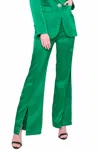 Flora Bea Catie Pant In Rosemary Green In Green