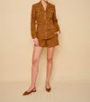 Flora Bea Charley Coat In Cider In Brown