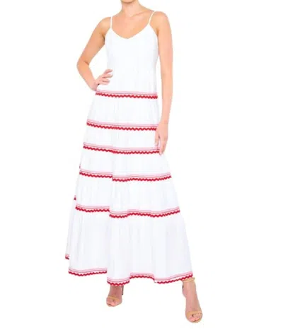 Flora Bea Davie Dress In Ivory In White