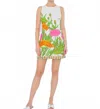 Flora Bea Ella Shift Dress In Bali Print In Multi