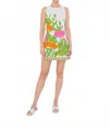 Flora Bea Ella Shift Dress In Bali Print In Multi