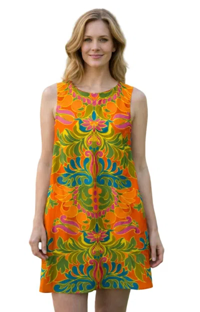 Flora Bea Ellis Dress In English Rose In Multi
