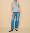 Flora Bea Indie Blouse In Roman Stripe In Multi