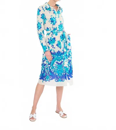 Flora Bea Medora Dress In Lagoon In Blue