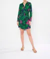 Flora Bea Natalee Mini Dress In Poppy Navy