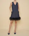 Flora Bea Nate Dress In Elevated Denim In Blue