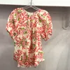 Flora Bea Neriah Top In Ivory South Beach In Multi