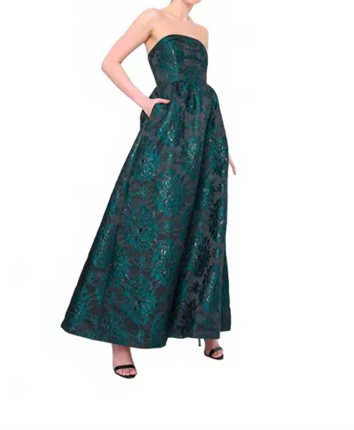 Flora Bea Night Gazing Dress In Forest Oak In Green