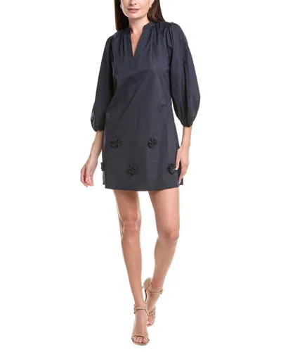 Flora Bea Noa Dress In Navy Skies In Black