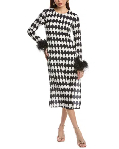 Flora Bea Nyc Adrianne Midi Dress In Black