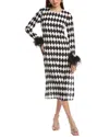 Flora Bea Nyc Adrianne Midi Dress In Black