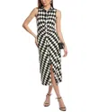 Flora Bea Nyc Adrianne Midi Dress In Black