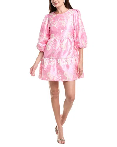 FLORA BEA NYC ALLAN JACQUARD MINI DRESS