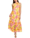 Flora Bea Nyc Amadeus Maxi Dress In Blue