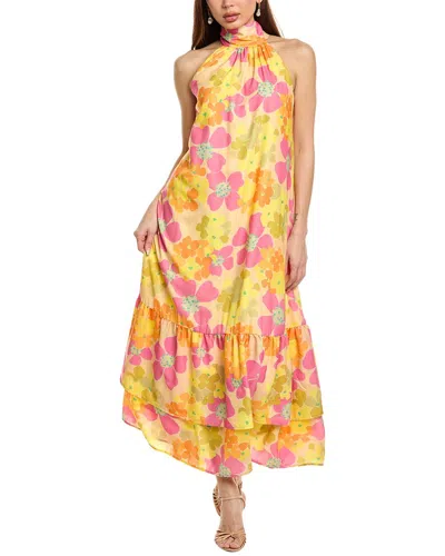 Flora Bea Nyc Amadeus Maxi Dress In Blue