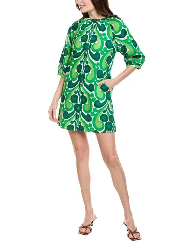 Flora Bea Nyc Andi Mini Dress In Green