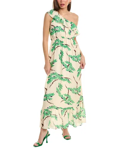 Flora Bea Nyc Banks Maxi Dress In Green