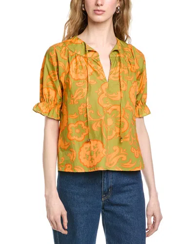 Flora Bea Nyc Canyon Top In Gold