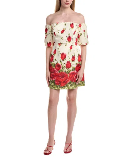 Flora Bea Nyc Cassandra Off The Shoulder Dress In Pink
