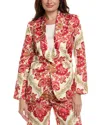 Flora Bea Nyc Charlene Blazer In Red