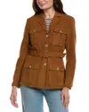 Flora Bea Nyc Charley Coat In Brown