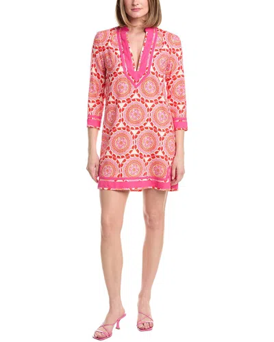 Flora Bea Nyc Chichi Linen-blend Dress In White